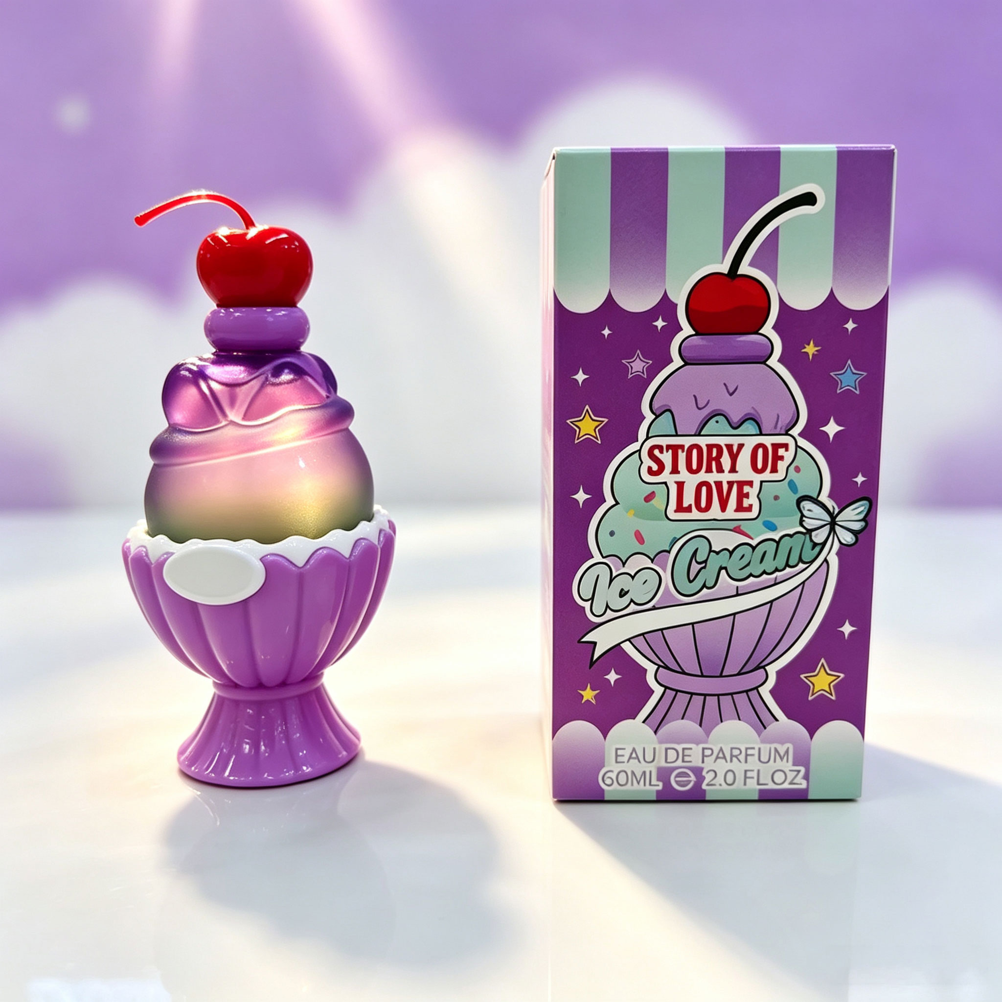 Niedliches Eiscreme-förmiges E – Perfume Fragrance For Girls Bewertung und Preis