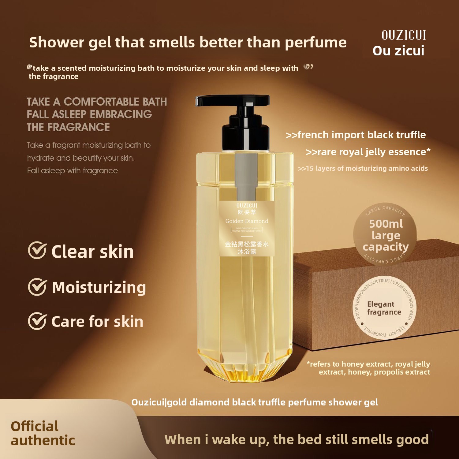 Golden Diamond Black Truffle P – Perfume Fragrance Moisturizer Bewertung und Preis