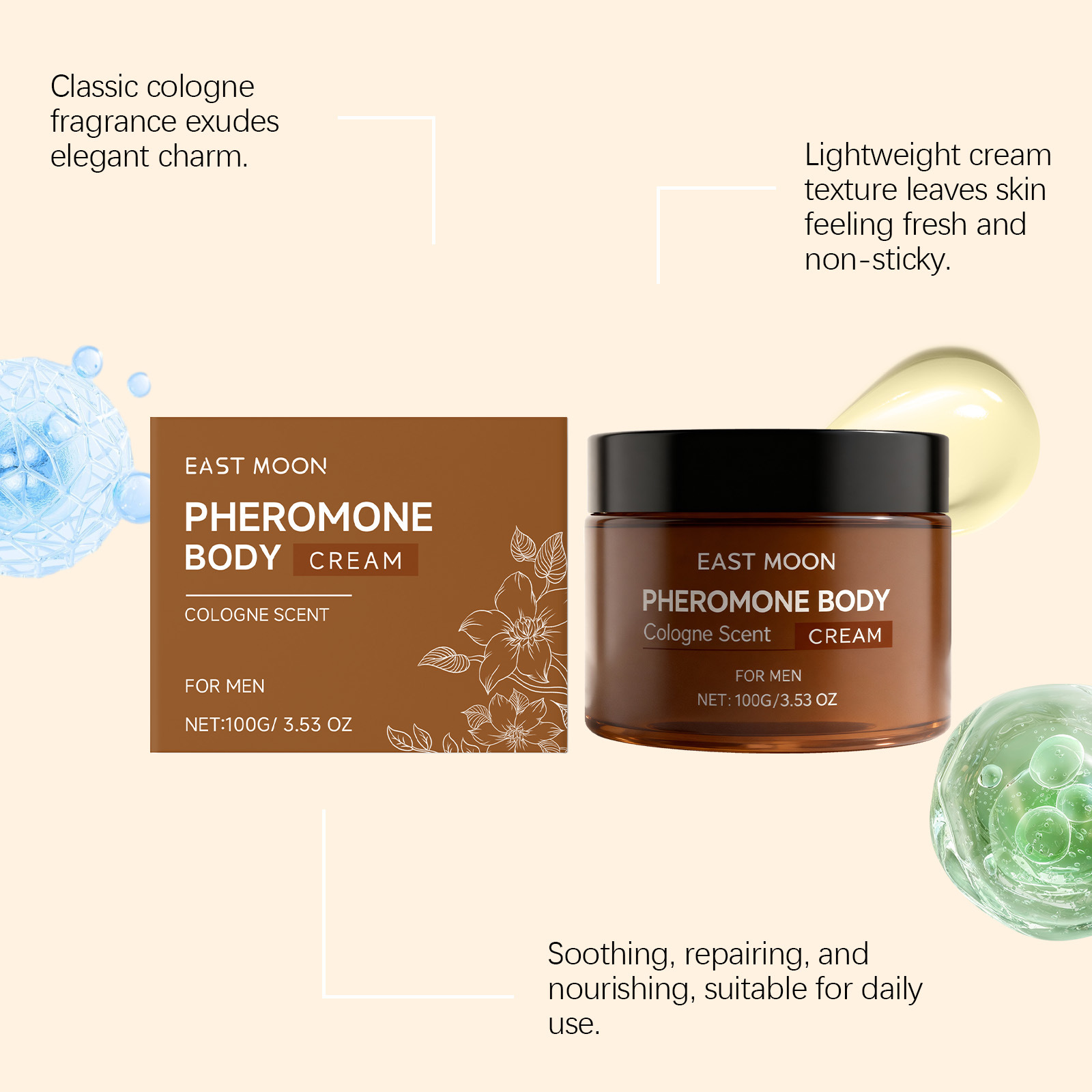 East Moon Herren-Duftlotion zu – Perfume Fragrance Moisturizer Bewertung und Preis